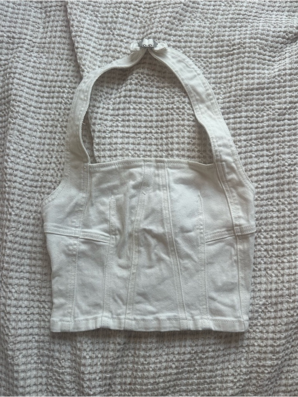 Sincerely Jules White Halter Top